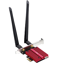 Адаптер Wi-Fi + Bluetooth Cudy WE3000S АХ5400 PCI Express (ант.внеш.съем) 2ант.