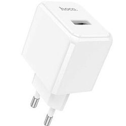Сетевое ЗУ 1USB 2.1A HOCO CS11A Ocean, белый, microUSB