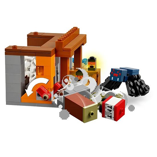 Конструктор LEGO Minecraft 21269 Экспедиция на рудник "Броненосец