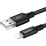 Кабель USB <--> Lightning  1.0м HOCO X14 Times speed, чёрный