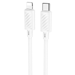 Кабель Lightning <--> Type-C  1.0м HOCO X88 Gratified, белый