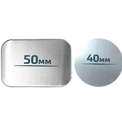 Набор пластин для магнитного держателя FaizFull F03 (круглая; прямоугольная)