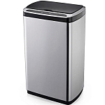 Сенсорное мусорное ведро Kitchen Joy, на 50л (KJ-JAH5112-50L) Silver, из нержавеющей стали с крышкой