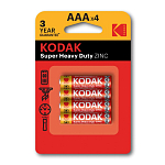 Элемент питания KODAK Heavy Duty R03 BL-4 (K3AHZ-4)