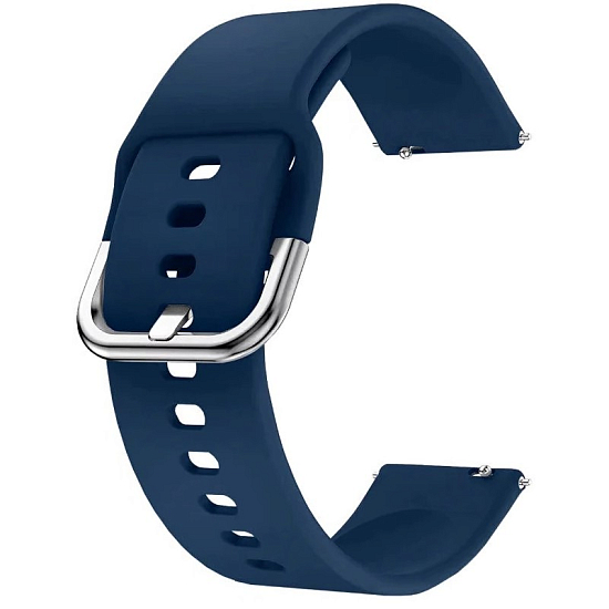 Силиконовый ремешок NONAME универсальный 20mm ночной синий