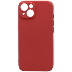 Силиконовый чехол SILICONE CASE NEW ERA для iPhone 14 Pro малиновый