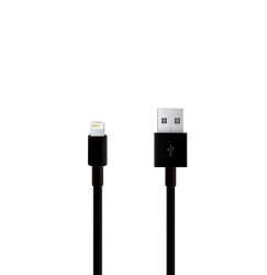Кабель USB <--> Lightning  1.0м WALKER C110 черный, в пакете