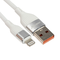 Кабель USB <--> Lightning  1.0м SMARTBUY S72 белый (iK-512-S72w)