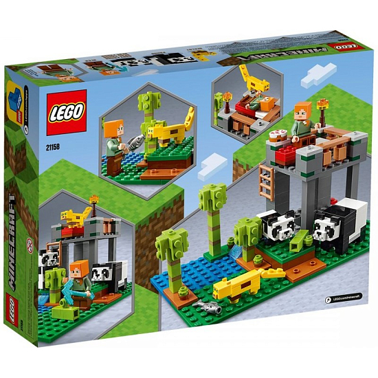Конструктор LEGO Minecraft 21158 Питомник панд