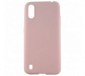 Задняя накладка ZIBELINO Soft Matte для Samsung Galaxy A01 пыльно-розовый