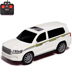 Джип радиоуправляемый «Крузер», 1:14, работает от аккумулятора, цвет белый