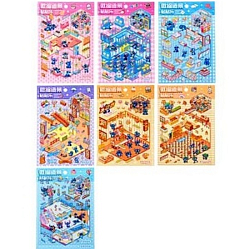 Наклейки Румбокс "Ушастик" 15,5*22,5 см, 1 локация, 1 лист с наклейками  УТМ01496933