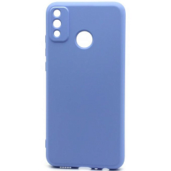 Силиконовый чехол Silicone Case NEW ERA для Honor 9X Lite голубой