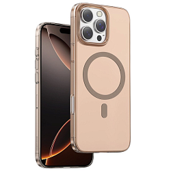 Задняя накладка KEEPHONE X-CRYSTAL MAGSAFE для iPhone 16 PRO DESERT