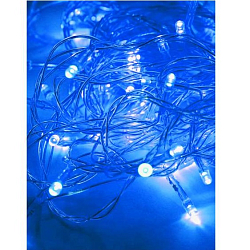 Гирлянда КОСМОС 80LED_B (синяя, 8,8м, 8 режимов мигания)