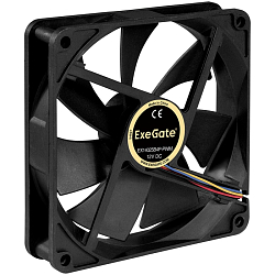 Вентилятор EXEGATE EX288929RUS EX14025B4P-PWM (140x140x25 мм, двойной шарикоподшипник, 4pin, PWM, 28dBA)