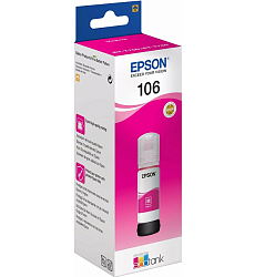 Чернила Epson 106M C13T00R340 пурпурный (70мл) для Epson L7160/7180