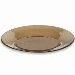 Тарелка из закаленного стекла INVITATION d=220 мм (BRONZE) арт.10331SLBZ