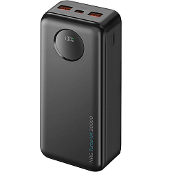 Внешний АКБ DEPPA NRG Turbo V4 (20000mAh) черный (33682)