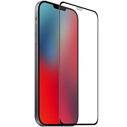 Противоударное стекло 3D NONAME для iPhone 14 Pro, антишпион, черное