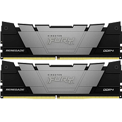 Оперативная память DDR4 16Gb (2*8Gb) Kingston FURY Renegade Black KF432C16RB2K2/16, 3200 DIMM Non-ECC, CL16,1.35V, Кит 2х8GB , RTL