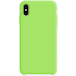 Силиконовый чехол SILICONE CASE для Iphone X/XS №60 ярко-зелёная трава