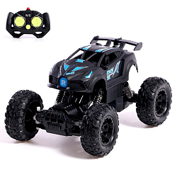 Джип р/у «Покоритель», управление с телефона, работает от ак, чёрный 10276974