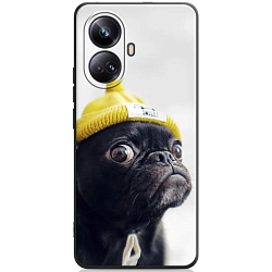 Силиконовый чехол DF для Realme 10 Pro+ (5G) DF rmCase-29 (black) Art141