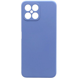 Силиконовый чехол SILICONE CASE NEW ERA для Honor X8 голубой