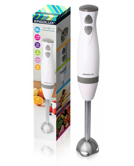 Блендер ERGOLUX ELX-HB02-C31 бело-серый