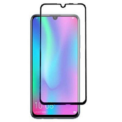 Противоударное стекло NONAME для HUAWEI Honor 8A, OG PRIVACY, черное, полный клей, в техпаке