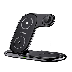 Беспроводное ЗУ Kakusiga KSC-1358 3 в 1 15W 3А черное