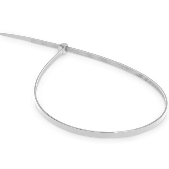 Хомут-стяжка AVS NT2515-25W 2,5х150мм, белый, нейлоновая (25шт.)