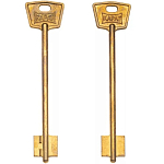 Заготовка ключа Карат-1 118*18*16 мм, лат., лит., б/п