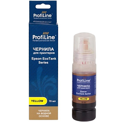 Чернила ProfiLine для принтеров Epson EcoTank 1810/2700/2710/2711/2712/2714/2715/2720/2726/2750/2810/2811/Yellow 70мл