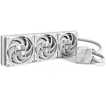 Система водяного охлаждения Montech HyperFlow Silent 360 Soc-AM5/AM4/1200/1700/1851 белый 4-pin 24.8dB Al 360W Ret (HS360WH)