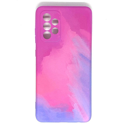 Силиконовый чехол Soft Touch для Samsung Galaxy A72 (Малиновый)