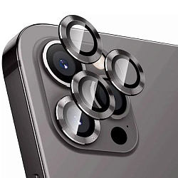 Защитные линзы на камеру для iPhone 14 Pro Max черный