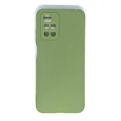 Задняя накладка ZIBELINO Soft Matte для Xiaomi Redmi 10 (оливковый) защита камеры
