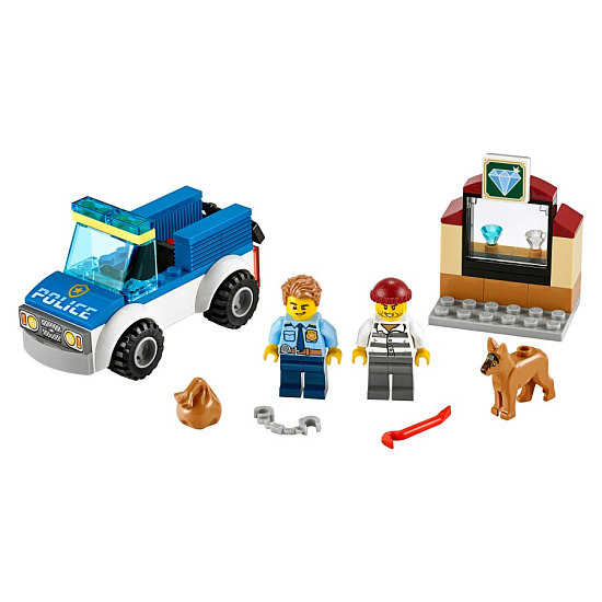 Конструктор LEGO City 60241 Полицейский отряд с собакой