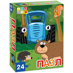 Пазл «В лесу», «Синий трактор», 24 элемента 7673636