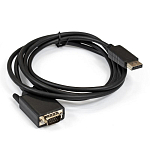 Кабель DisplayPort >--< VGA EXEGATE EX284914RUS EX-CC-DPM-VGAF-1.8 (20M/15M, 1,8м, экран)