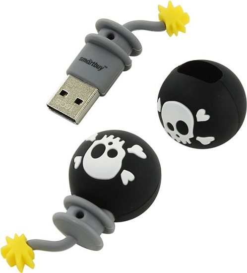 USB 16Gb Smart Buy Wild series Bomb Black