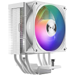 Кулер для процессора PCCooler R400 ARGB WH S115X/1200/1700/AM4/AM5 (TDP 180W, 90mm ARGB Fan, 4 тепловые трубки 6мм, 650-2200RPM, 28,3dBa)