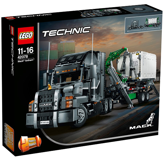 Конструктор LEGO Technic 42078 Грузовик MACK