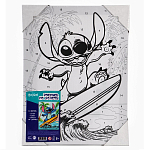 Картина по номерам с подрамником «Стич сёрфер», 30×40 см 10923454