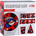 Набор бумажной посуды одноразовый С днём рождения» красный 9799800