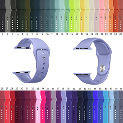 Силиконовый ремешок ISA Silicone для Apple Watch 38/40/41mm цвета в ассоритменте