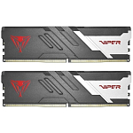 Оперативная память DDR5 32GB (2x16GB) Patriot Viper Venom, 6000MHz, CL30, DIMM, с радиаторами, серый/черный (PVV532G600C30K)