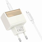Сетевое ЗУ 1USB/1Type-C HOCO CS71A Star Speed White, PD20W